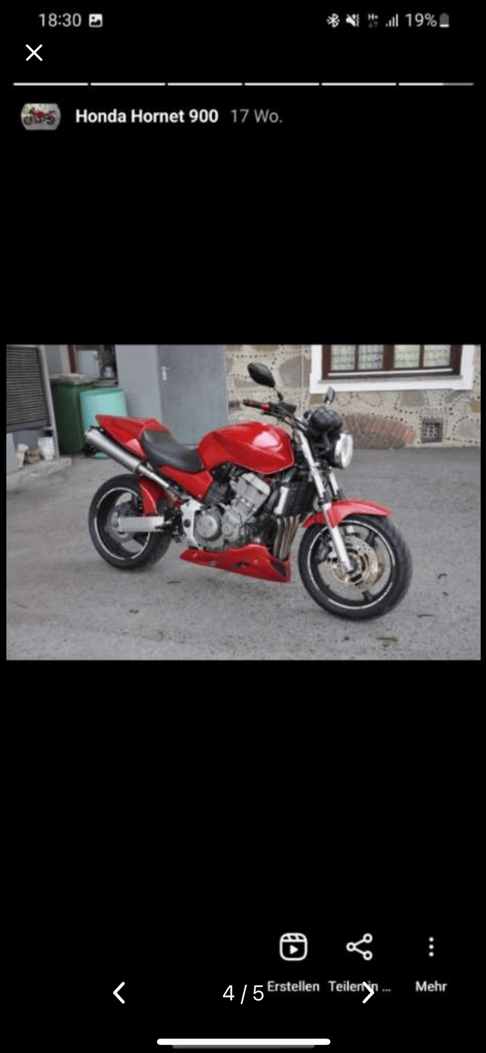 Motorrad verkaufen Honda Hornet 900 Ankauf